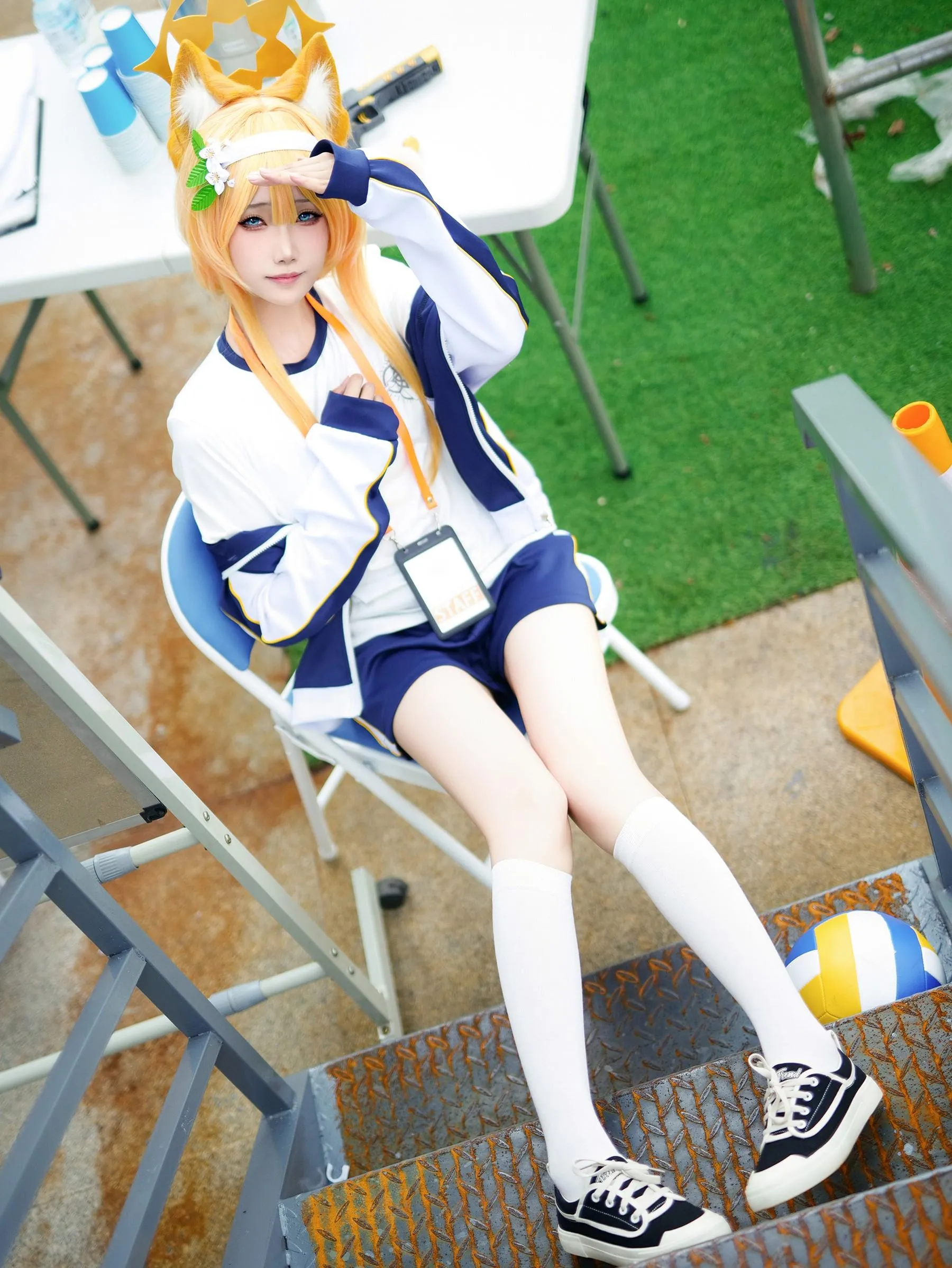 曉美媽 – NO.32 Blue Archive 伊落（体操服） [61P]插图